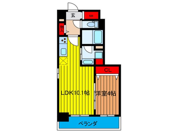 コーポラス京橋の物件間取画像